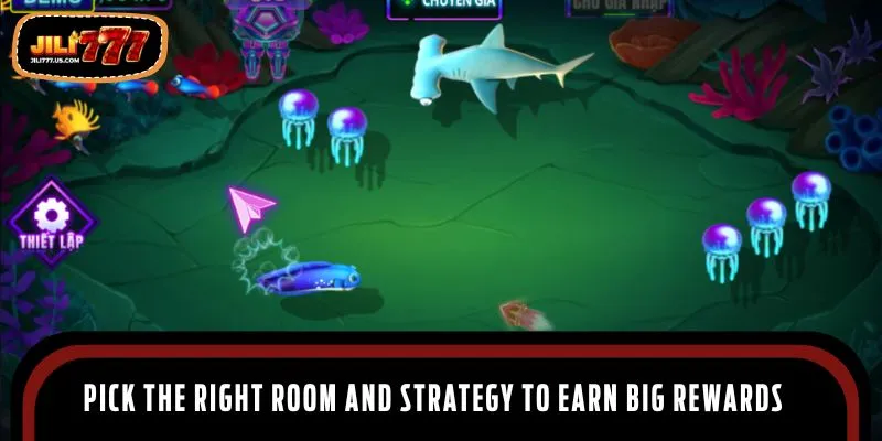 Pick the right room and strategy to earn big rewards