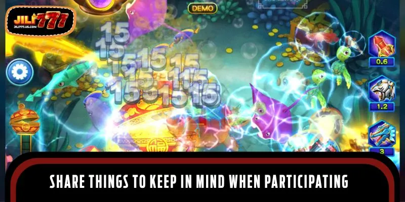 Share things to keep in mind when participating in entertainment